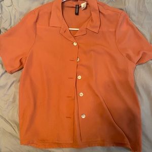 H & M button up